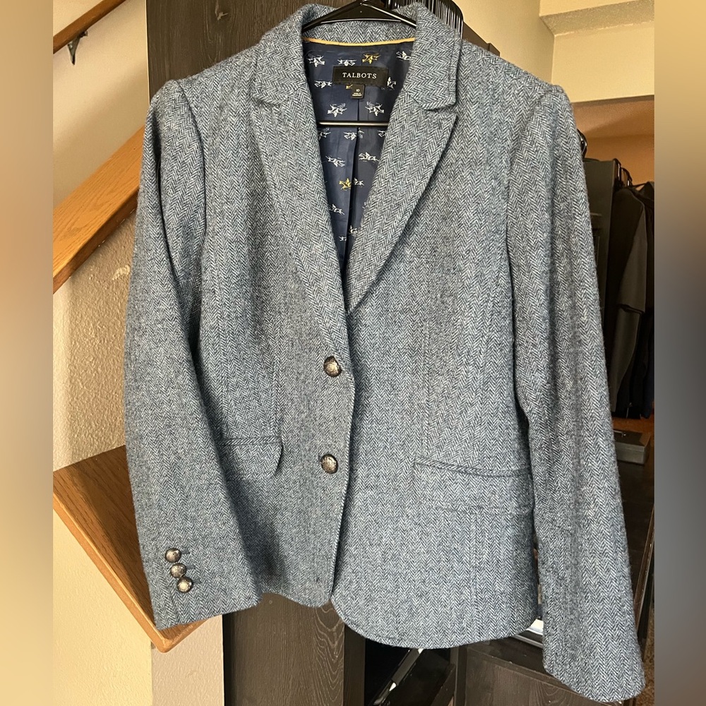 Shetland Wool Blazer - Talbots Size 10